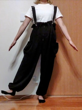 「LOWRYS FARM（ローリーズファーム）のアイテム（オールインワン・サロペット）」を使った、Keroさん（レディース・157cm）の夏コーディネート