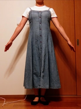 「Eddie Bauer（エディーバウアー）のアイテム（ワンピース/ドレス）」を使った、Keroさん（レディース・157cm）の夏コーディネート
