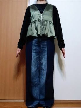 「JEANASIS（ジーナシス）のアイテム」を使った、Keroさん（骨格ウェーブ・レディース・157cm）の秋コーディネート