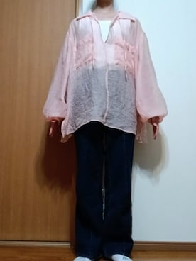 「Honeys（ハニーズ）のアイテム」を使った、Keroさん（レディース・157cm）の夏コーディネート