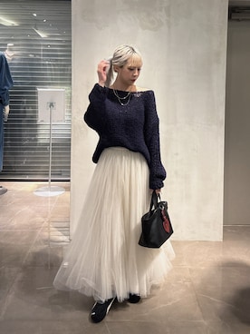 「DouDou（ドゥドゥ）のアイテム」を使った、doudouyuikaさん（レディース・157cm）の春コーディネート