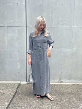 「アイテム（ワンピース/ドレス）」を使った、doudouyuikaさん（レディース・157cm）の夏コーディネート