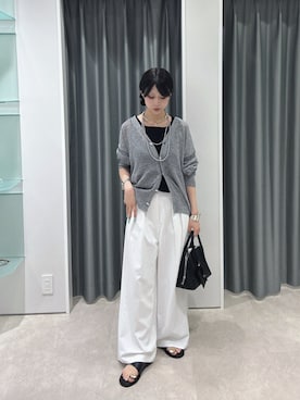 「DouDou（ドゥドゥ）のアイテム（アクセサリー）」を使った、doudouyuikaさん（レディース・157cm）の夏コーディネート