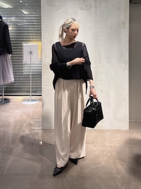 「DouDou（ドゥドゥ）のアイテム」を使った、doudouyuikaさん（レディース・157cm）の春コーディネート