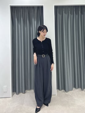 「リブニット」｜doudouyuikaさん（レディース・157cm）の春コーディネート