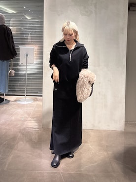 「セットアップスタイル」｜「アイテム（アクセサリー）」を使った、doudouyuikaさん（レディース・157cm）の秋コーディネート