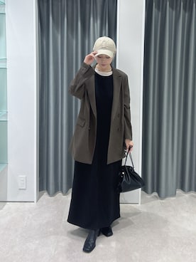 「DouDou（ドゥドゥ）のアイテム（バッグ）」を使った、doudouyuikaさん（レディース・157cm）の秋コーディネート