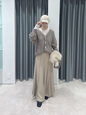 「DouDou（ドゥドゥ）のアイテム（バッグ）」を使った、doudouyuikaさん（レディース・157cm）の秋コーディネート