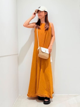 「初夏のお出掛けコーデ」｜「アイテム（ワンピース/ドレス）」を使った、mzkitty6637さん（レディース・155cm）の夏コーディネート