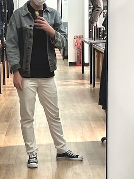 「Paul Smith（ポールスミス）のアイテム（スウェット）」を使った、shionさん（メンズ・174cm）の冬コーディネート
