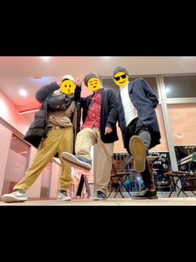 「LACOSTE」｜「アイテム（アナログ腕時計）」を使った、shionさん（メンズ・174cm）の冬コーディネート