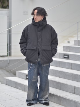 「アイテム（その他）」を使った、熊谷一平さん（メンズ・165cm）の冬コーディネート