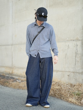 熊谷一平さん（メンズ・165cm）の冬コーディネート