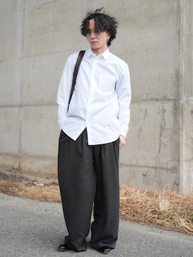 熊谷一平さん（メンズ・165cm）の春コーディネート