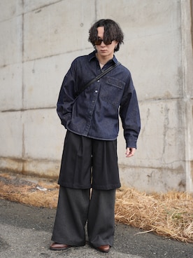 熊谷一平さん（メンズ・165cm）の春コーディネート