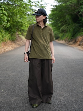 熊谷一平さん（メンズ・165cm）の夏コーディネート