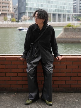 熊谷一平さん（メンズ・165cm）の春コーディネート