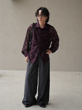 熊谷一平さん（メンズ・165cm）の春コーディネート