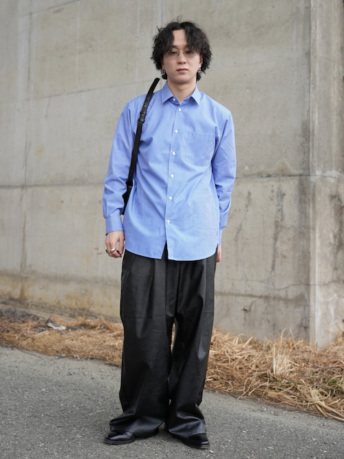 Grain wide balloon slacks / グレインワイドバルーンスラックス