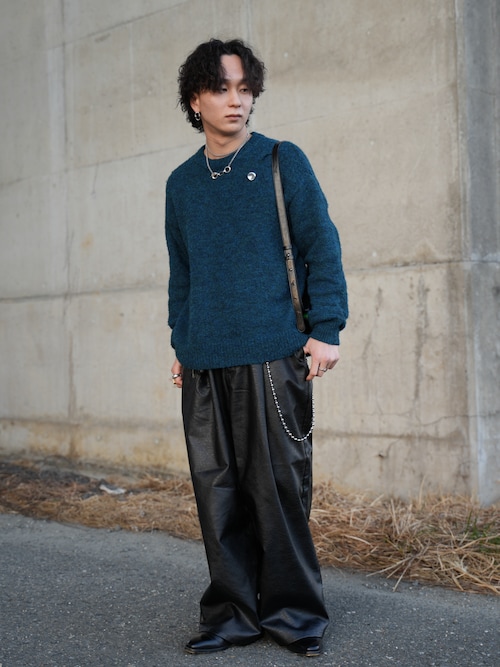 Grain wide balloon slacks / グレインワイドバルーンスラックス