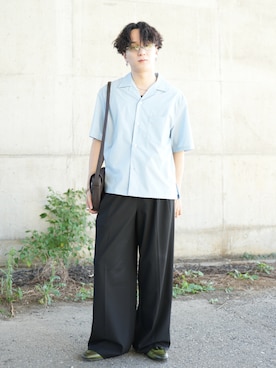 熊谷一平さん(メンズ・165cm)の秋コーディネート