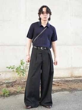 熊谷一平さん（メンズ・165cm）の夏コーディネート