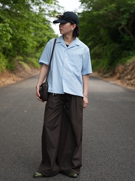 熊谷一平さん（メンズ・165cm）の夏コーディネート