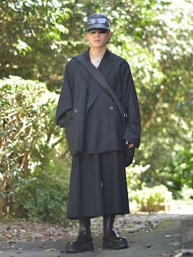 「アイテム（その他）」を使った、熊谷一平さん（メンズ・165cm）の秋コーディネート