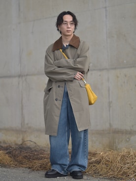 熊谷一平さん（メンズ・165cm）の秋コーディネート