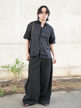 熊谷一平さん(メンズ・165cm)の夏コーディネート