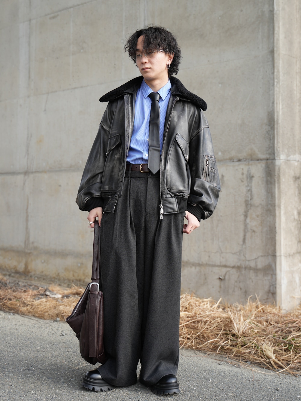 UNISEX》Sheep Leather Mouton G-1 Flight Jacket/シープレザー