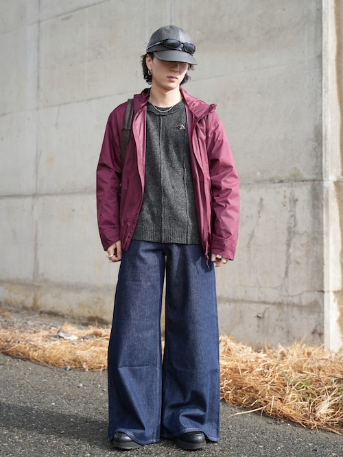 セール】Smooth switching crew neck knit / スムーススイッチング