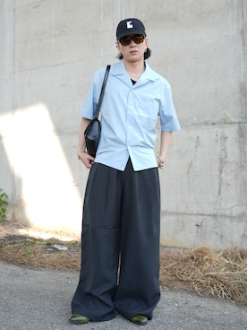 熊谷一平さん（メンズ・165cm）の春コーディネート