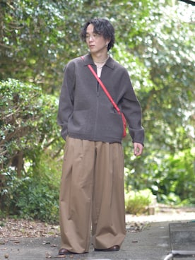 「アイテム（その他アウター）」を使った、熊谷一平さん（メンズ・165cm）の秋コーディネート
