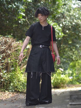 「MAISON SPECIAL（メゾンスペシャル）のアイテム」を使った、熊谷一平さん（骨格ナチュラル・メンズ・165cm）の夏コーディネート