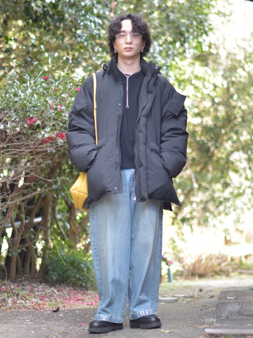 Camphor wood（カンファーウッド）の「wide baggy silver coating 