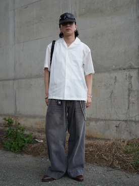 熊谷一平さん（メンズ・165cm）の春コーディネート