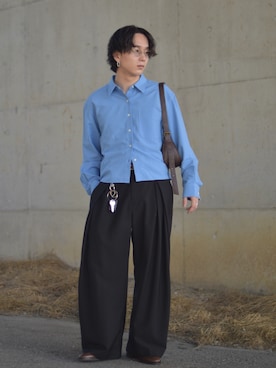 熊谷一平さん（メンズ・165cm）の秋コーディネート