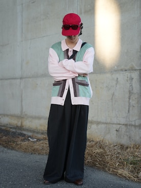 熊谷一平さん（メンズ・165cm）の冬コーディネート