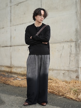 熊谷一平さん（メンズ・165cm）の春コーディネート