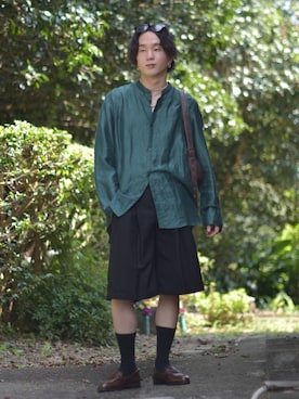 熊谷一平さん（メンズ・165cm）の秋コーディネート