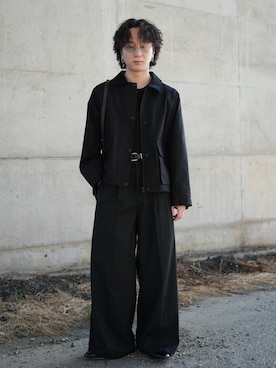 熊谷一平さん（メンズ・165cm）の春コーディネート