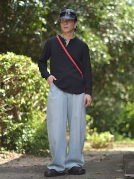 「アイテム（その他）」を使った、熊谷一平さん（骨格ナチュラル・メンズ・165cm）の秋コーディネート