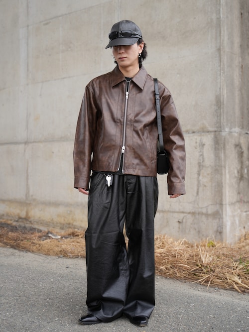 セール】Seam line zip blouson / シームラインジップブルゾン