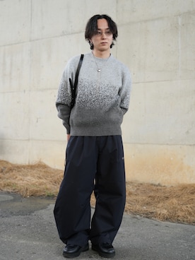 「アイテム（その他）」を使った、熊谷一平さん（メンズ・165cm）の冬コーディネート