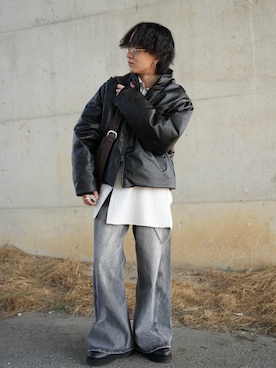 「アイテム（その他）」を使った、熊谷一平さん（骨格ナチュラル・メンズ・165cm）の冬コーディネート