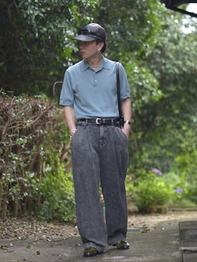 「アイテム（その他）」を使った、熊谷一平さん（骨格ナチュラル・メンズ・165cm）の夏コーディネート