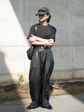 熊谷一平さん(メンズ・165cm)の夏コーディネート