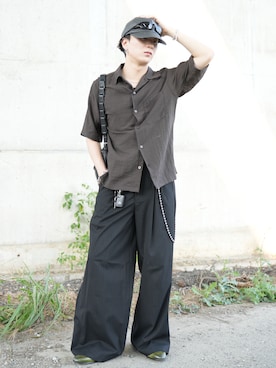 熊谷一平さん（メンズ・165cm）の夏コーディネート