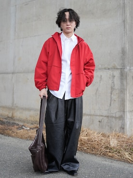 熊谷一平さん(メンズ・165cm)の冬コーディネート